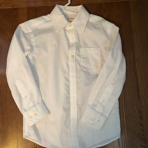 Cat and Jack Boys White Buttondown size XS 4-5